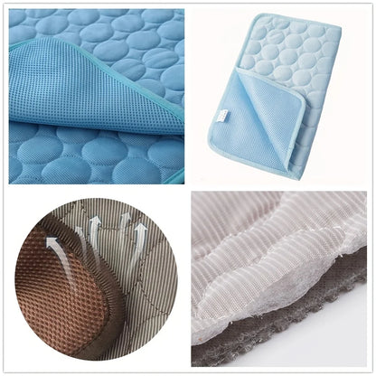 Tapis Rafraîchissant pour Chien & Chat – Fraîcheur Instantanée, 6 Tailles
