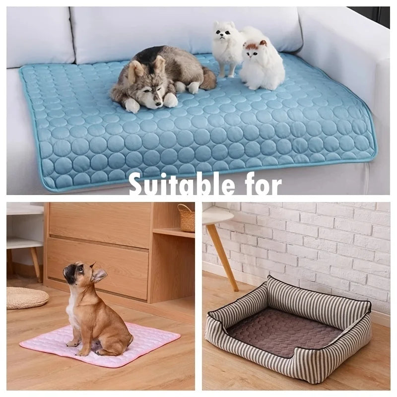 Tapis Rafraîchissant pour Chien & Chat – Fraîcheur Instantanée, 6 Tailles