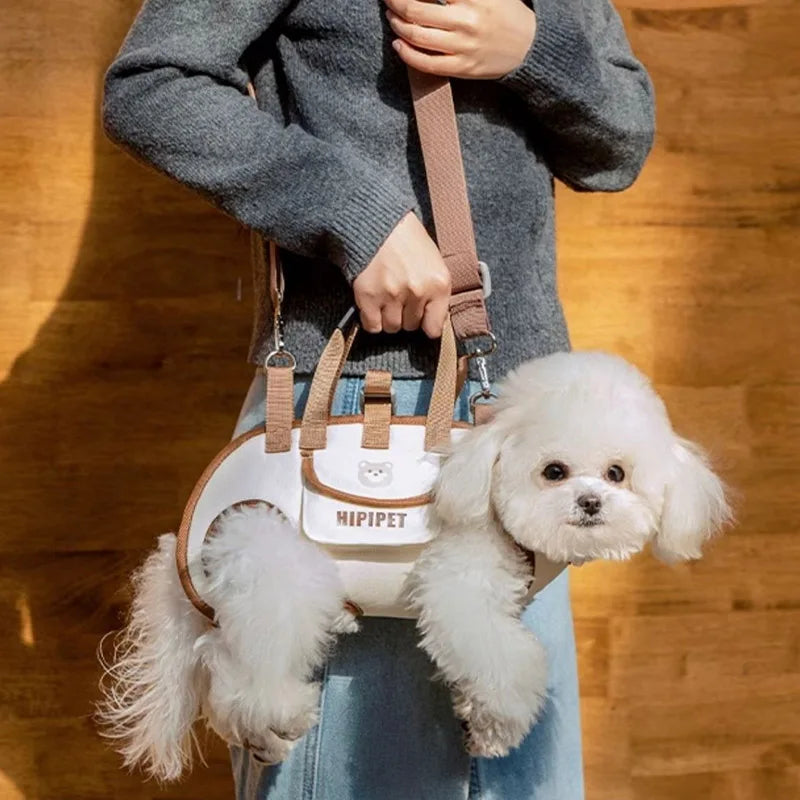 Mochila de Transporte para Cães e Gatos – Portátil, Respirável e Ajustável