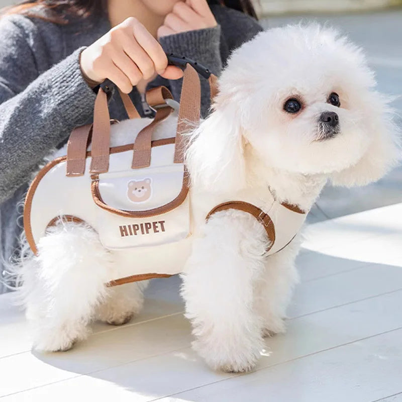 Mochila de Transporte para Cães e Gatos – Portátil, Respirável e Ajustável