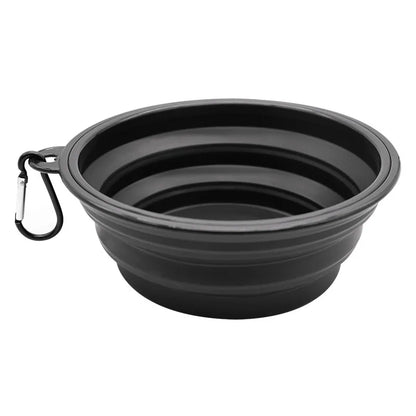Gamelle Pliable en Silicone 2en1 avec Mousqueton – Voyage & Randonnée