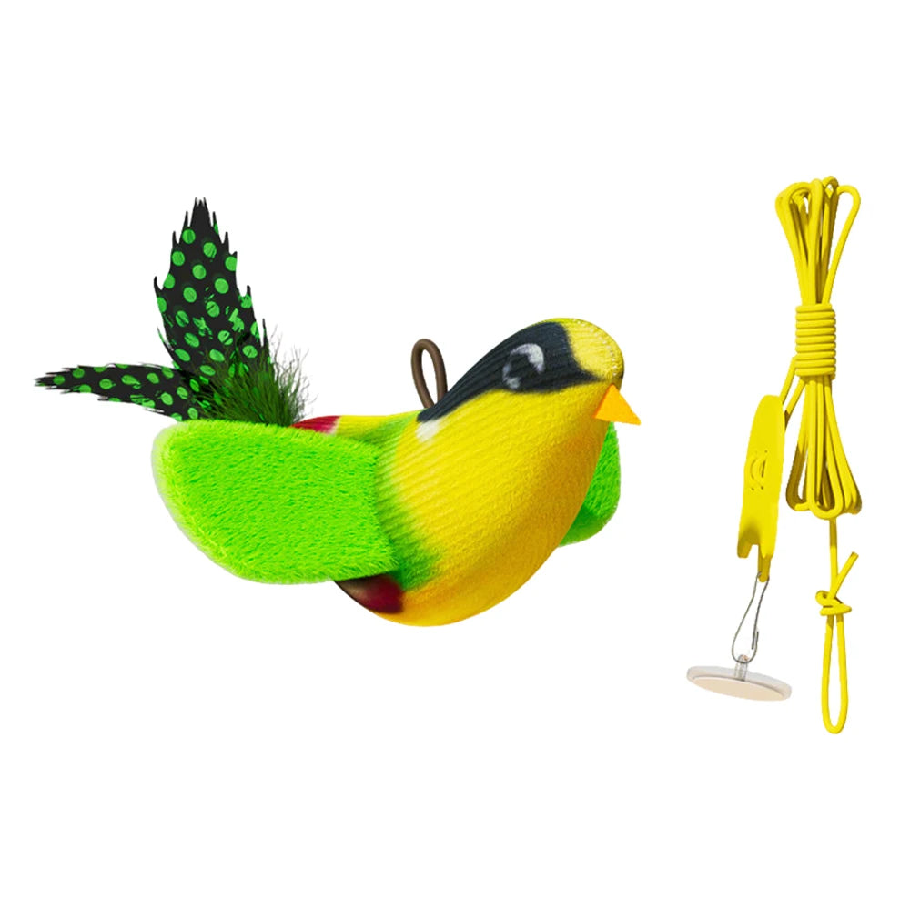 Balle Interactive Intelligente pour Chat – Roulement Automatique et Sons d'Oiseau