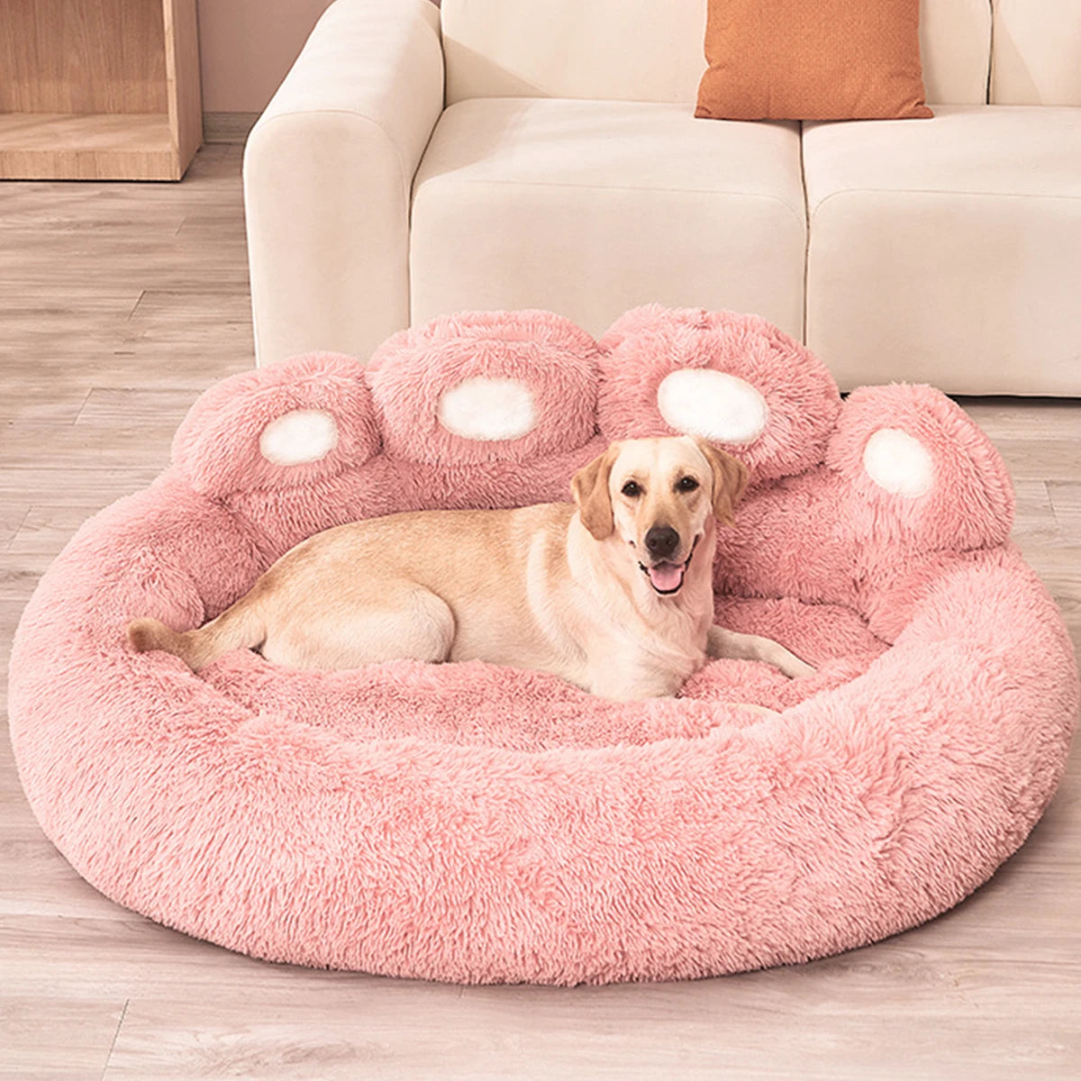 Lit moelleux pour chien, niche d'hiver en peluche, accessoires, produits pour animaux de compagnie, grands lits pour chiens, literie, canapé, panier, petit tapis pour chats, grand coussin pour chiot