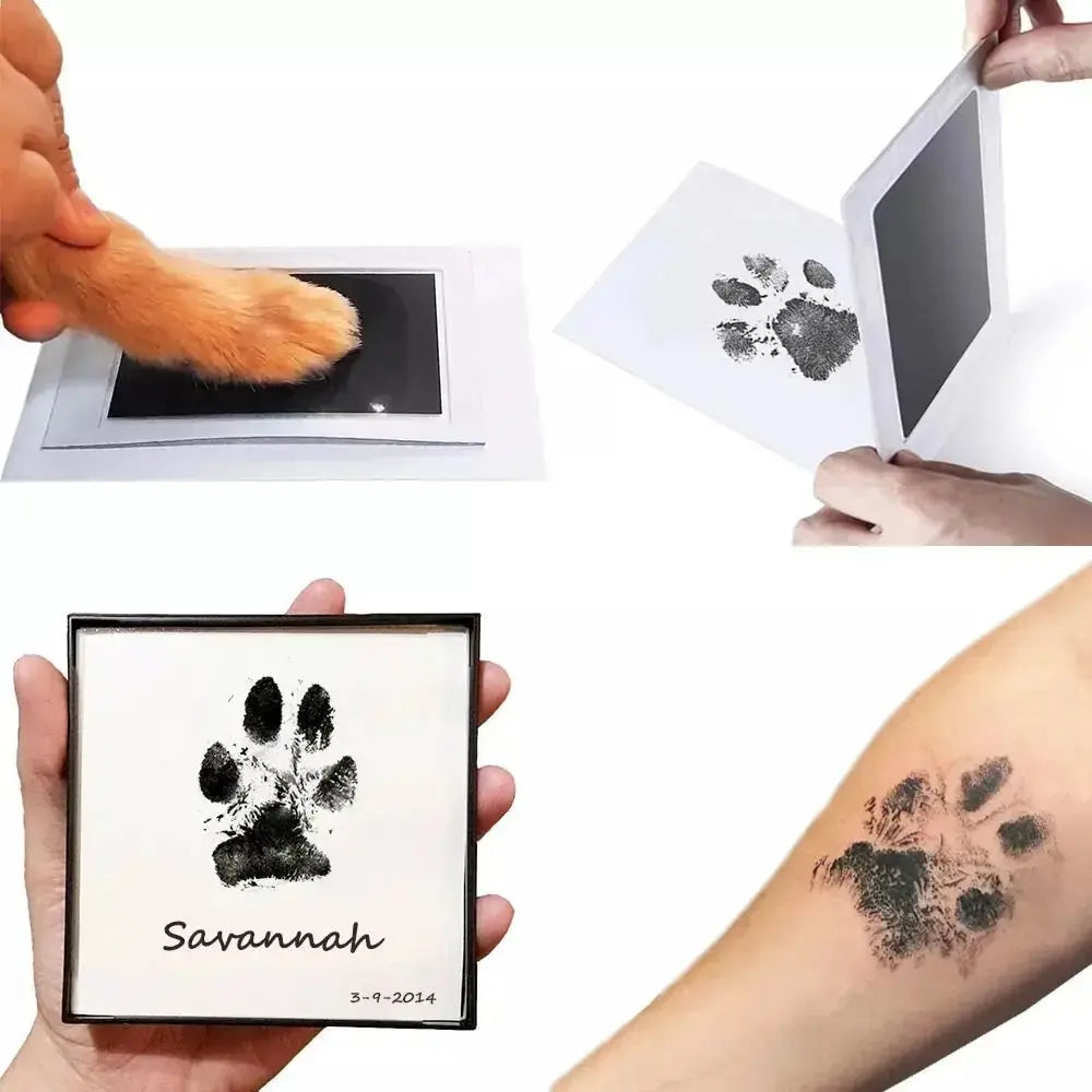 Kit d'Empreinte de Patte Sans Encre – Un Souvenir Unique de Votre Animal