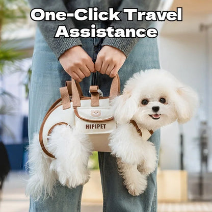 Mochila de Transporte para Cães e Gatos – Portátil, Respirável e Ajustável