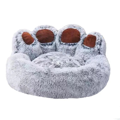 Lit moelleux pour chien, niche d'hiver en peluche, accessoires, produits pour animaux de compagnie, grands lits pour chiens, literie, canapé, panier, petit tapis pour chats, grand coussin pour chiot