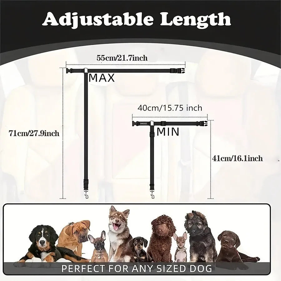 Ceinture de Sécurité pour Chien en Voiture – Trajets Sûrs et Sereins