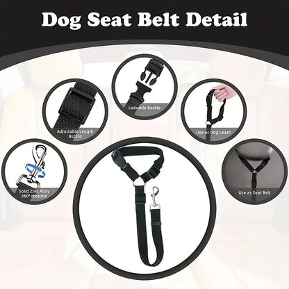 Ceinture de Sécurité pour Chien en Voiture – Trajets Sûrs et Sereins