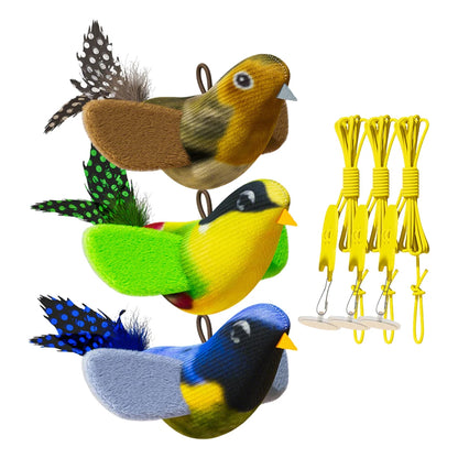 Balle Interactive Intelligente pour Chat – Roulement Automatique et Sons d'Oiseau