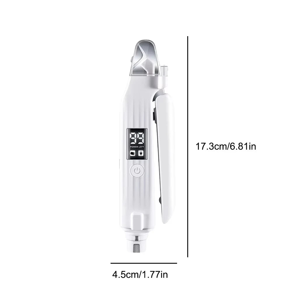 Coupe-ongles Électrique 2 en 1 pour Chiens et Chats avec Lumière LED