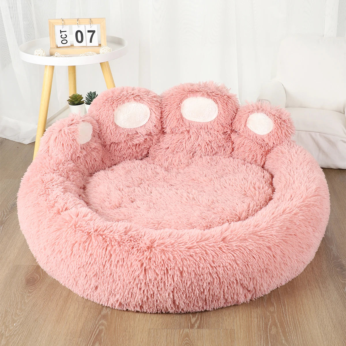 Lit moelleux pour chien, niche d'hiver en peluche, accessoires, produits pour animaux de compagnie, grands lits pour chiens, literie, canapé, panier, petit tapis pour chats, grand coussin pour chiot