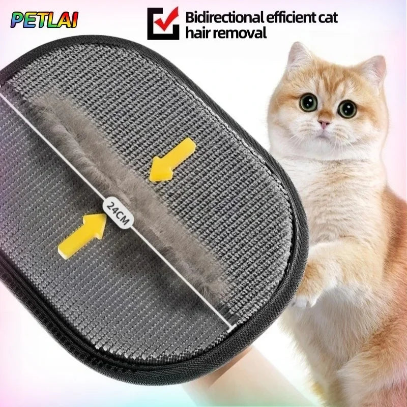 Gant Anti-Poils 2 en 1 pour Chien & Chat – Brossage et Nettoyage Réutilisable