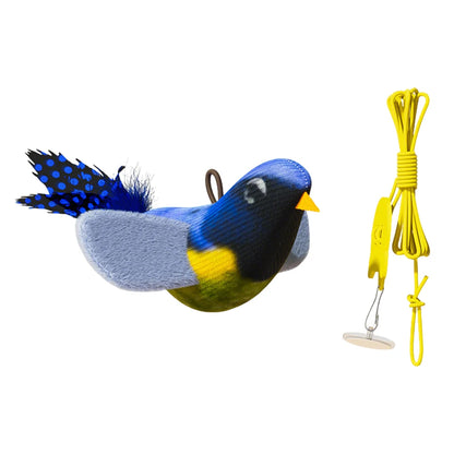 Balle Interactive Intelligente pour Chat – Roulement Automatique et Sons d'Oiseau